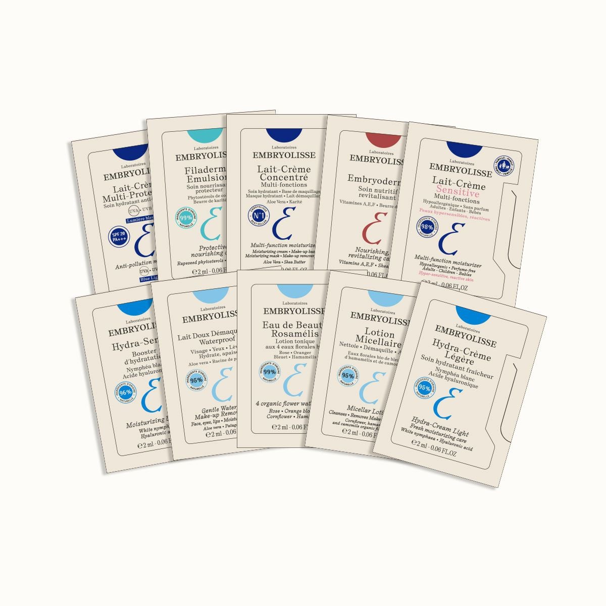 人気アイテム10種類お試しサンプルセット/10枚 合計20ml | 《公式